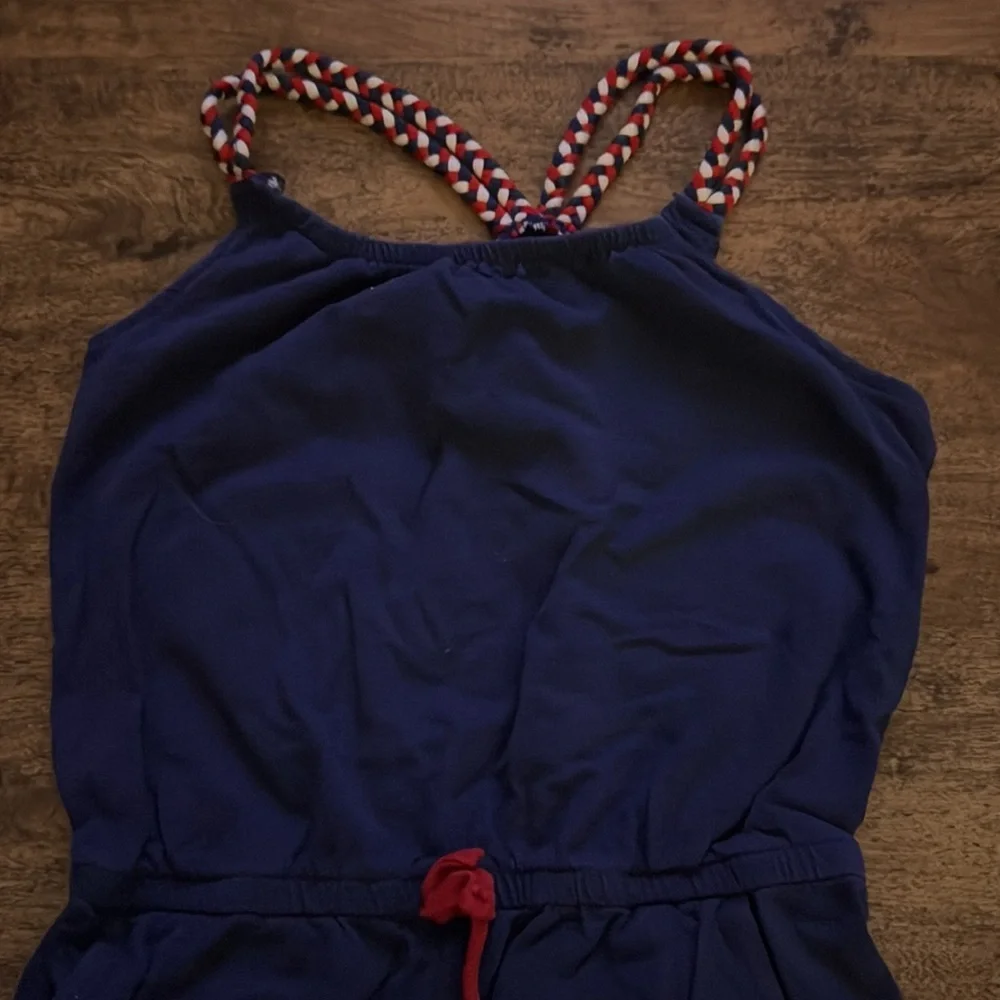 Girls romper blue size 6/6x